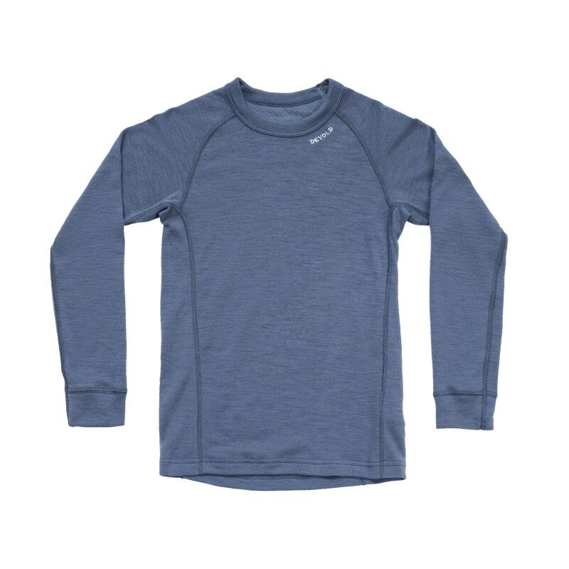 Devold Duo Active Merino Shirt Jr - Maillot thermique laine mérinos enfant | Hardloop