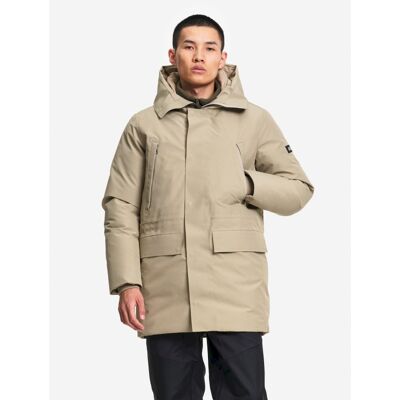 Long Hooded Parka With Down And Feather Quilting Gore-Tex - Tekokuitutakki - Miehet