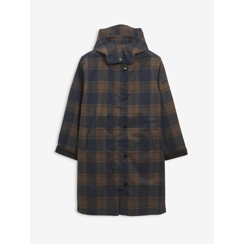 Aigle Mtd® Long Plaid Raincoat - Casaco impermeável mulher | Hardloop