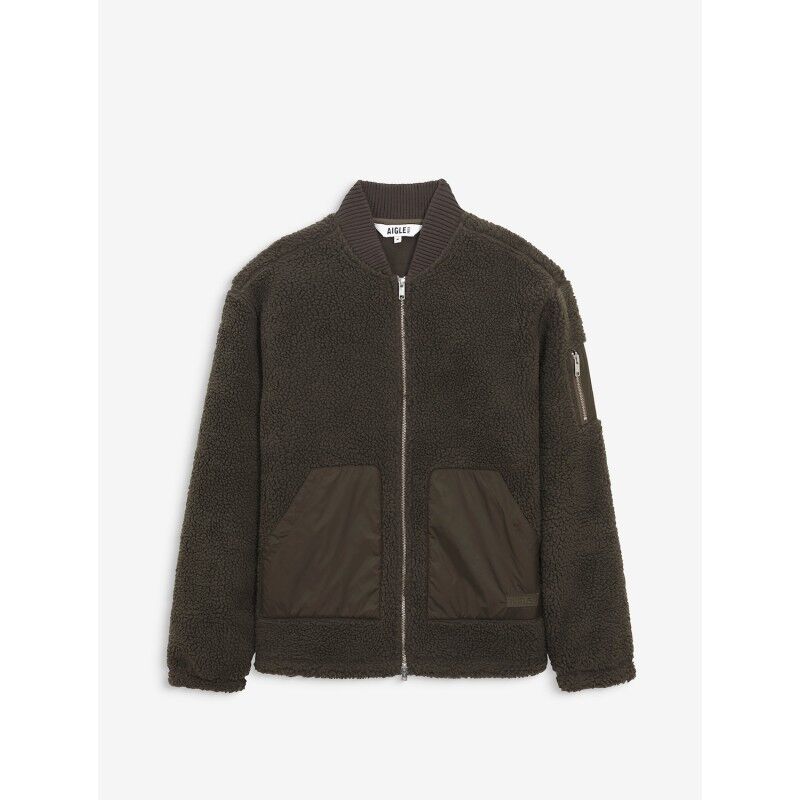 Aigle Veste bomber en sherpa avec double curseur - Giacca in pile - Uomo | Hardloop
