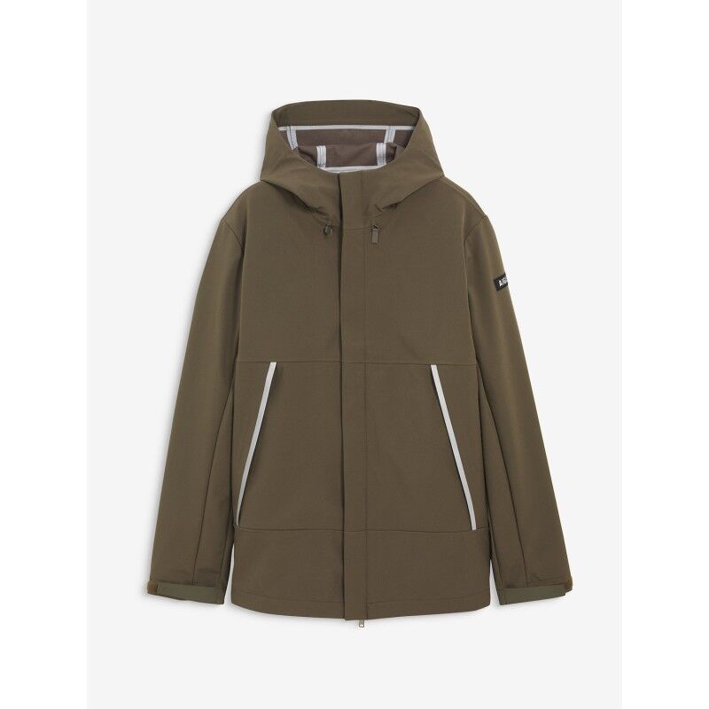 Blouson déperlant 3 couches court avec elastiques et grandes poches zippées T-Kit - Veste homme