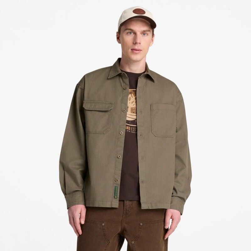 Timberland Twill Overshirt - Koszula meski | Hardloop