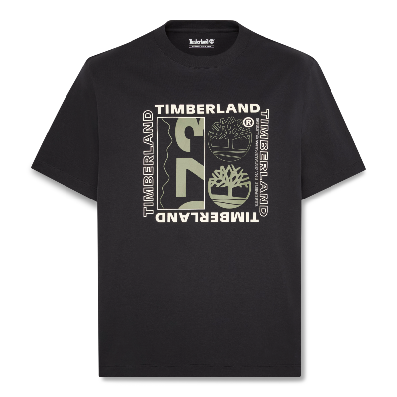 Double Logo"" Ss Graphic Tee - T-shirt - Men's