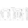Abus 5950 NR + 6KS/100 + ST 5950 - Fietsslot | Hardloop