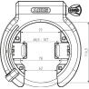 Abus 6950M AM NR XPLUS ONEKEY - Rahmenschloss | Hardloop