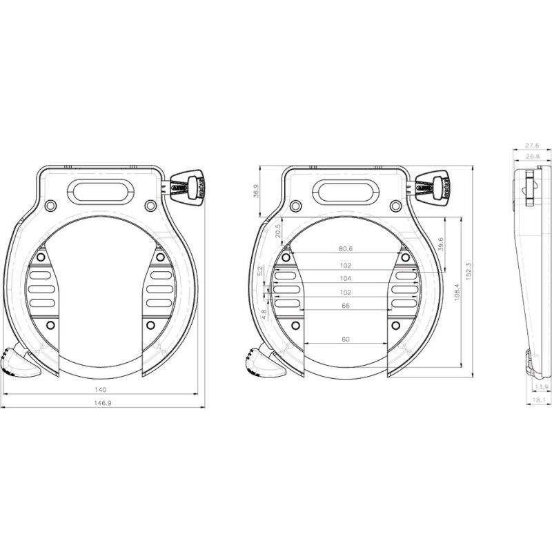 Abus 4650S NR T82 - Fietsslot | Hardloop