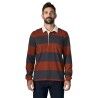 Wide Stripe: Rusty Red
