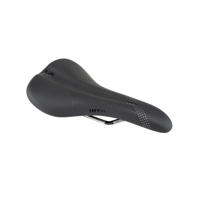 Volt Wide Titanium Black Saddle - Bike saddle