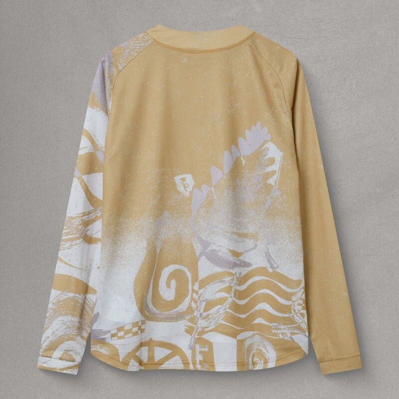 Singletrack L/S Print Tee - Radtrikot - Herren