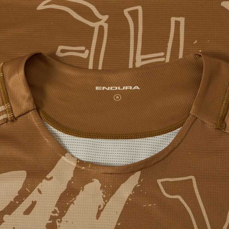 Endura Singletrack S/S Print Tee - Camisola ciclismo homem | Hardloop