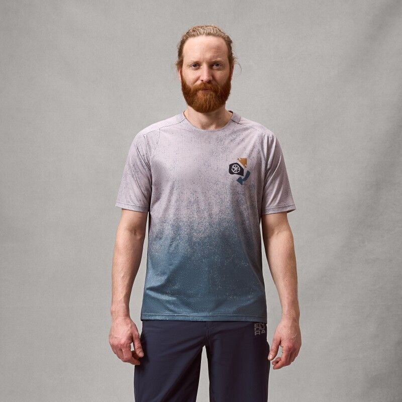 Singletrack S/S Print Tee - Radtrikot - Herren