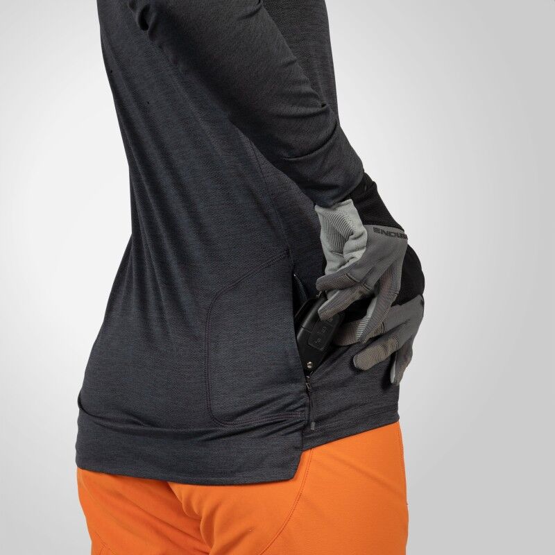 Endura Wms Singletrack L/S Jersey - Maillot vélo femme | Hardloop