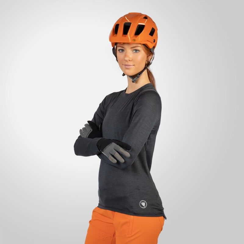Endura Wms Singletrack L/S Jersey - Maillot vélo femme | Hardloop