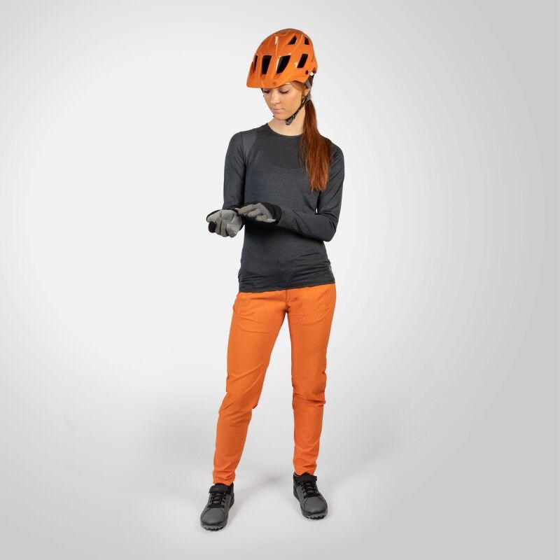 Endura Wms Singletrack L/S Jersey - Maillot vélo femme | Hardloop
