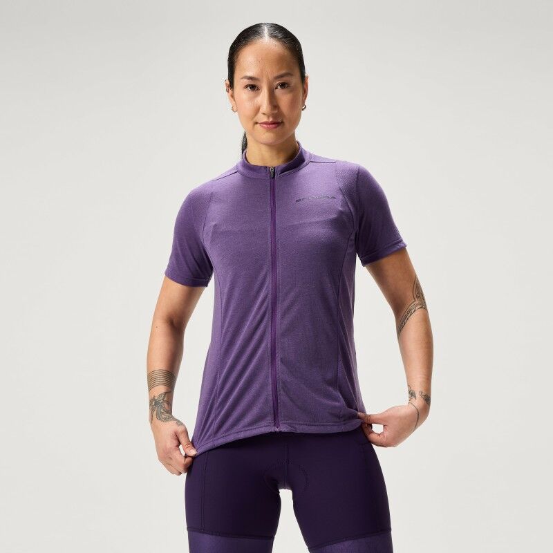 Endura Wms Loop S/S Zipped Jersey - Koszulka kolarska damska | Hardloop