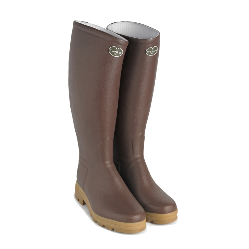 Le Chameau Leather-Lined Saint-Hubert Boots - Wellington boots - Men's | Hardloop