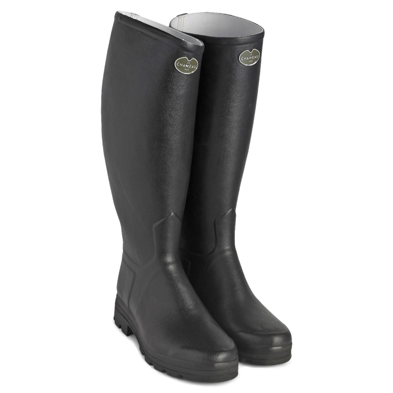 Leather-Lined Saint-Hubert Boots - Bottes en caoutchouc homme