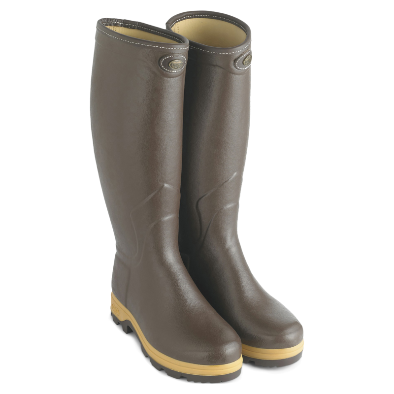 Le Chameau Saint Hubert Heritage Leather - Bottes en caoutchouc homme | Hardloop