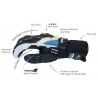 Leki Worldcup Race Coach Flex S GTX - Luva ski homem | Hardloop