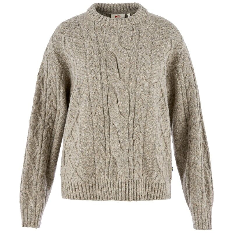 Fjällräven Övik Cable Knit W - Jerséis - Mujer | Hardloop