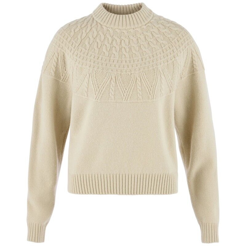 Övik Solid Jacquard Knit W - Pullover femme