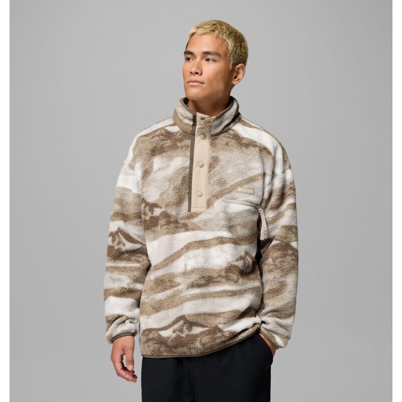 Helvetia II Printed Half Snap Fleece - Fleecetröjor - Herr