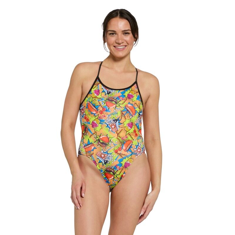 Zoggs Printed Rayback E+ - Fato de banho de natação mulher | Hardloop