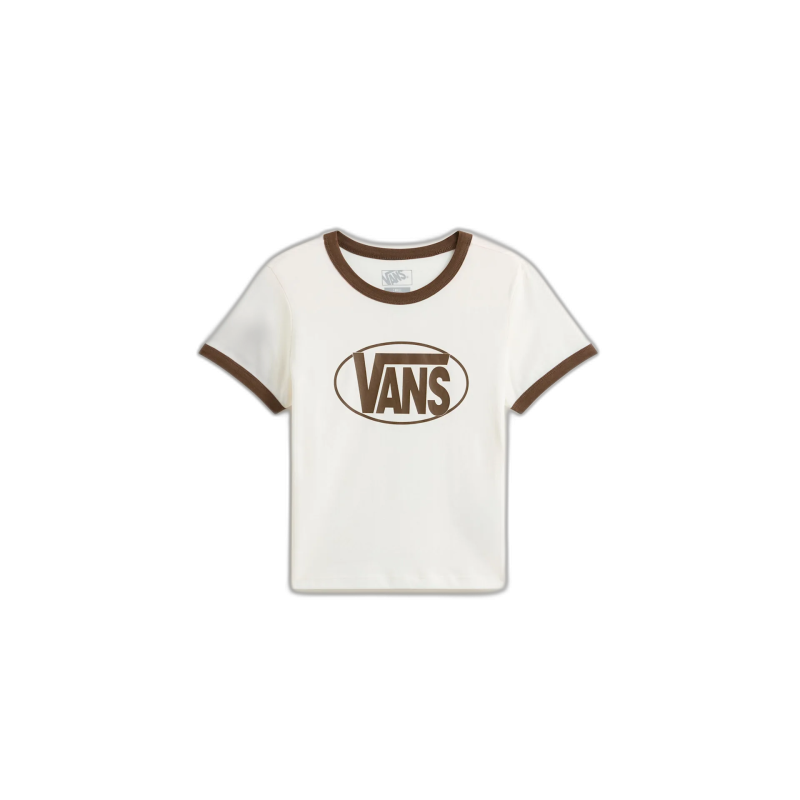 Center Chest Ringer Ss Tee - T-Shirt - Damen