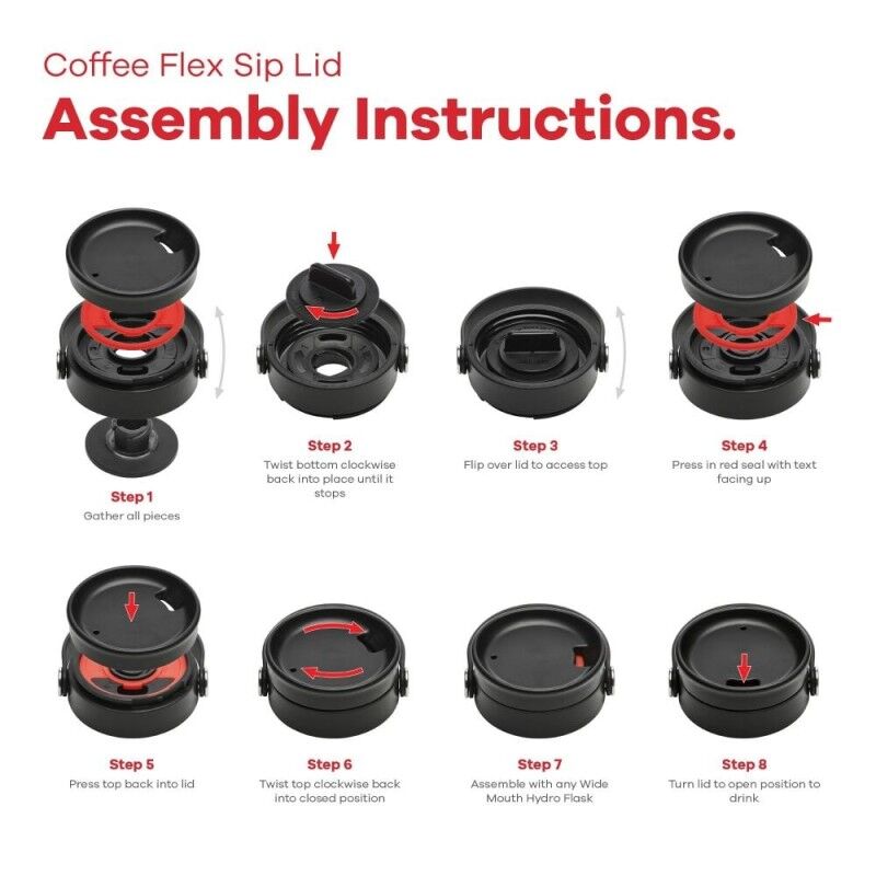 Hydro Flask 12 Oz Wide Flex Sip Lid - Vacuum flask