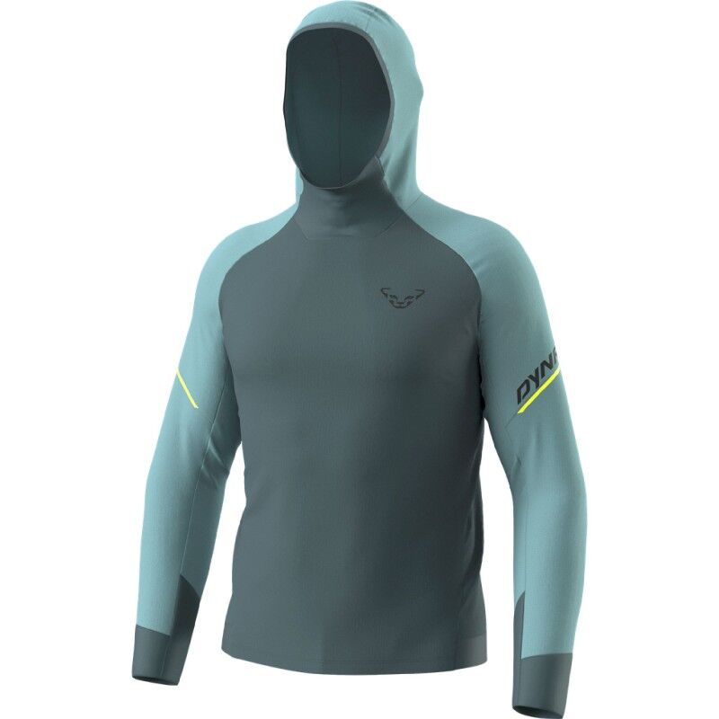 Dynafit Alpine L/S Hooded Tee M - Syntetisk undertøj - Herrer | Hardloop