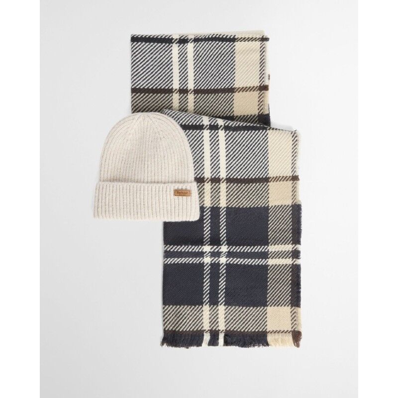 Barbour Pendle Beanie & Blair Scarf Gift Set - Szalik damski | Hardloop