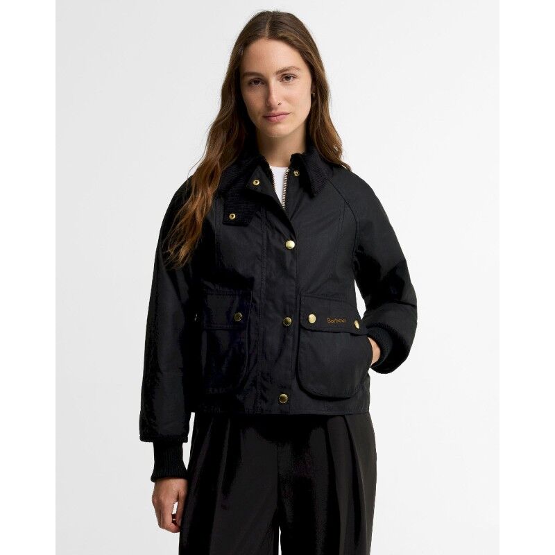 Barbour Cropped Beadnell Wax - Veste imperméable femme | Hardloop