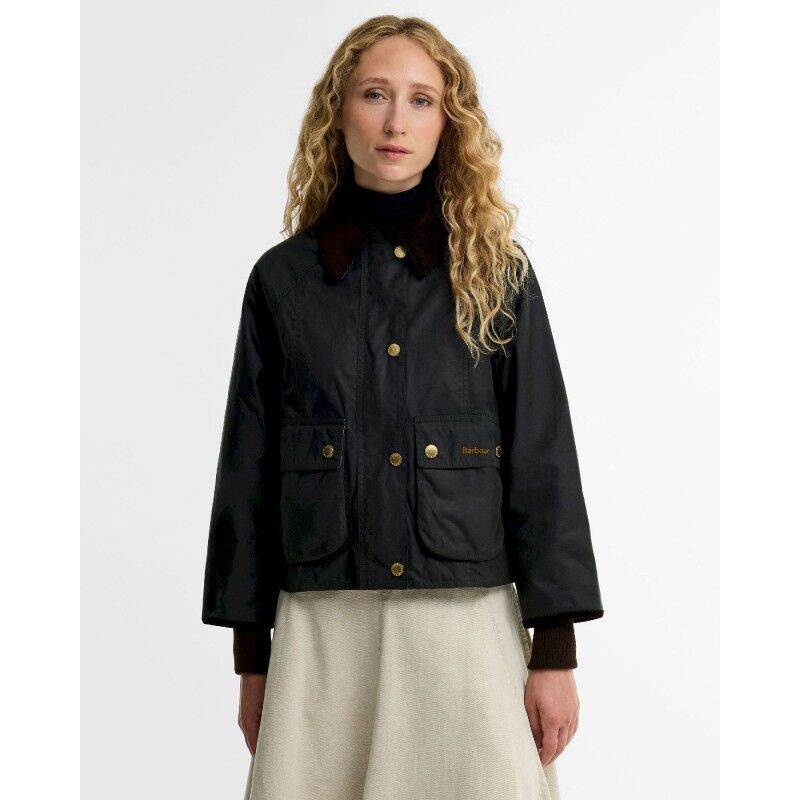 Cropped Beadnell Wax - Veste imperméable femme