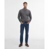 Barbour Essential Tisbury Crew Neck Sweatshirt - Pull en laine mérinos homme | Hardloop