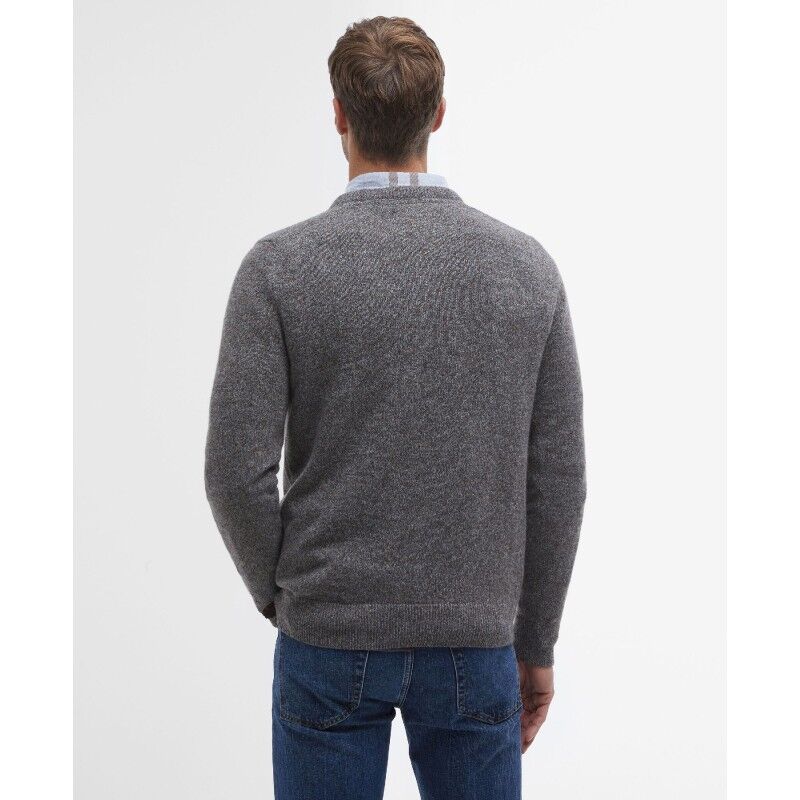 Barbour Essential Tisbury Crew Neck Sweatshirt - Pull en laine mérinos homme | Hardloop