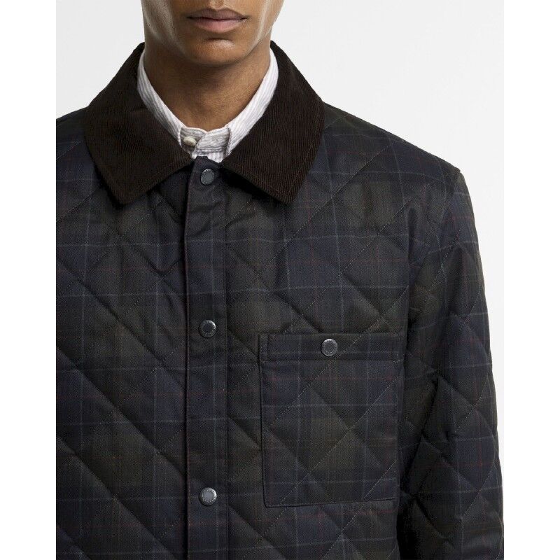 Barbour Tartan Shirt Quilted Jacket - Kunstfaserjacke - Herren | Hardloop