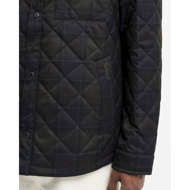 Barbour Tartan Shirt Quilted Jacket - Kunstfaserjacke - Herren | Hardloop