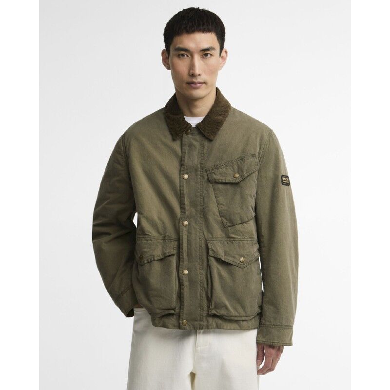 Barbour B.Intl Winter Drifter Washed Wax Jacket - Pánská nepromokavá bunda | Hardloop
