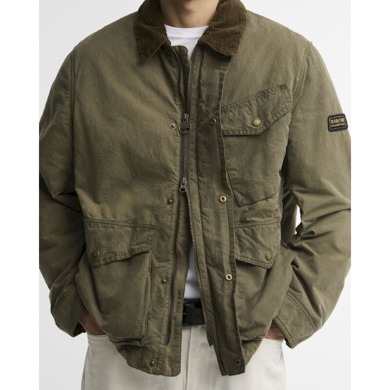 Barbour B.Intl Winter Drifter Washed Wax Jacket - Pánská nepromokavá bunda | Hardloop
