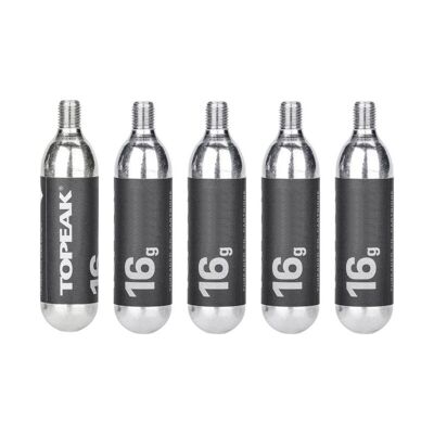 CO2 Cartridge 16g Threated (5 pieces) - CO2-pump