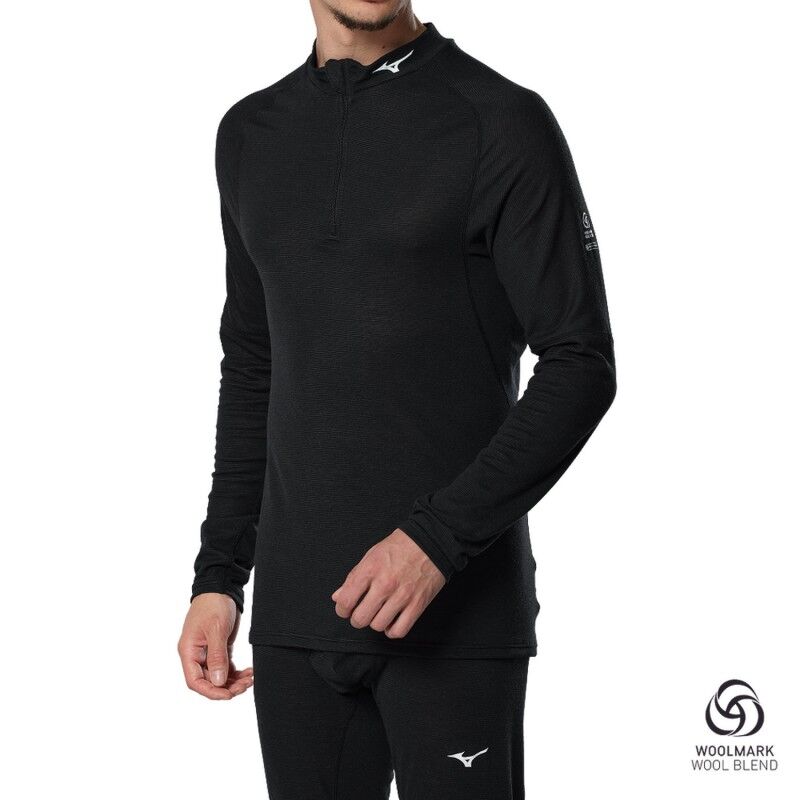 Mizuno PREM Merino Wool Half Zip - Bielizna termiczna męska | Hardloop