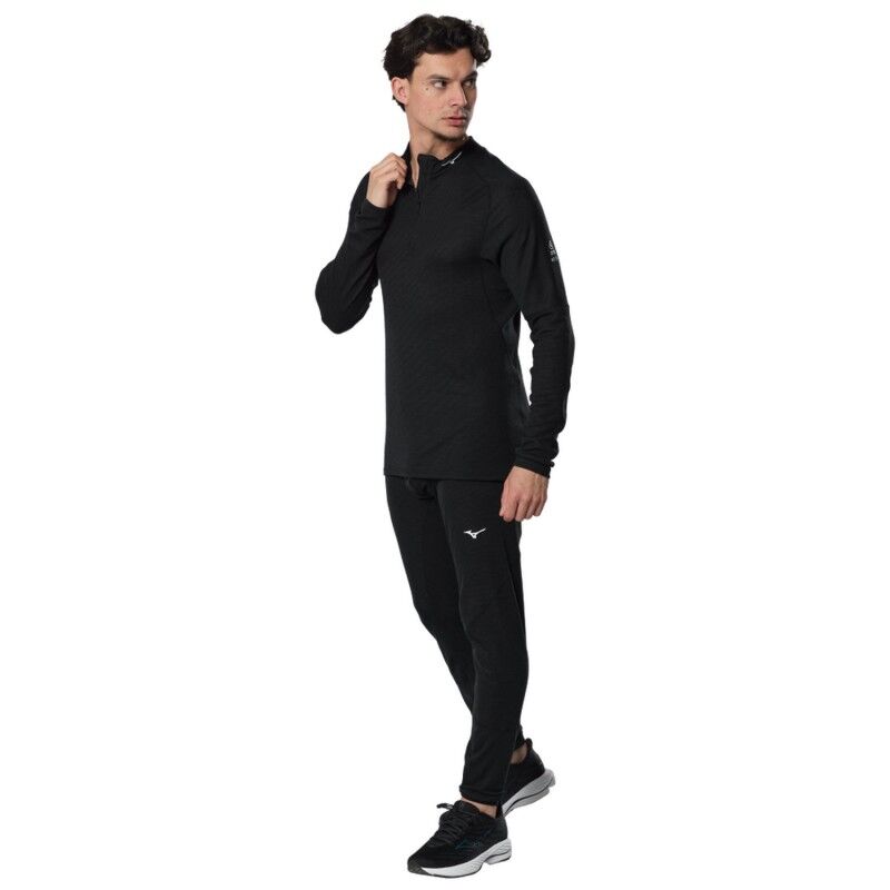 Mizuno PREM Merino Wool Half Zip - Base layer - Men's | Hardloop