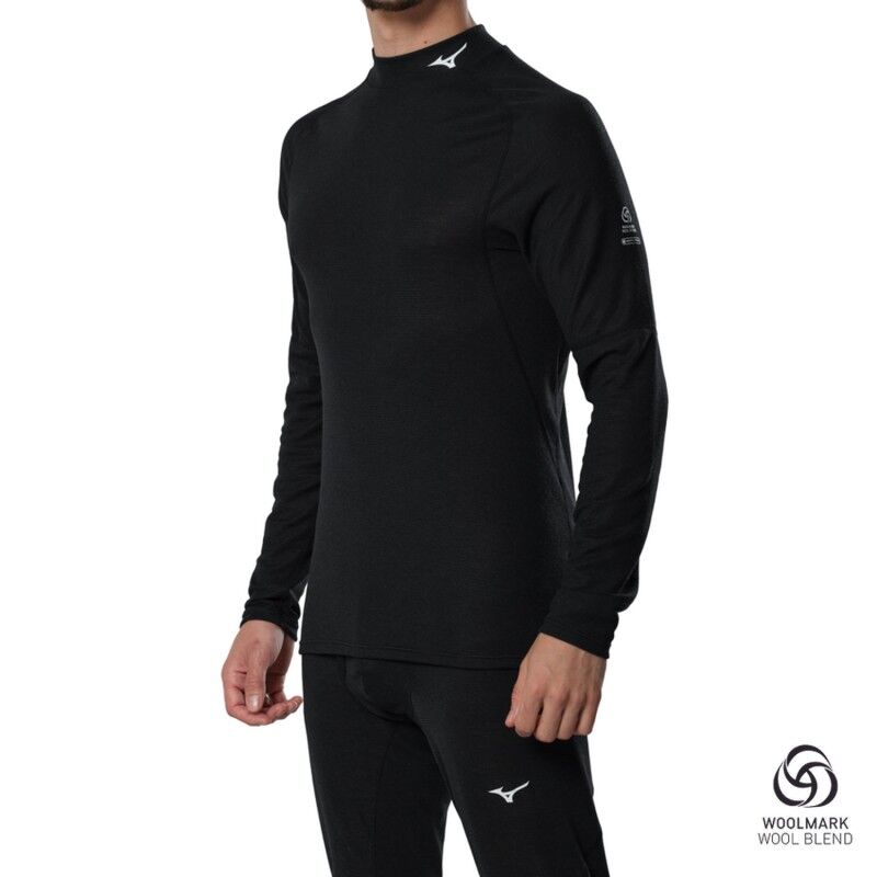 Mizuno PREM Merino Wool High Neck - Bielizna termiczna męska | Hardloop