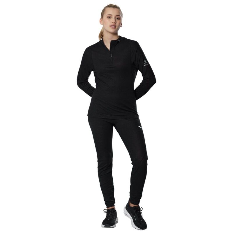 Mizuno PREM Merino Wool Half Zip - Sous-vêtement thermique femme | Hardloop