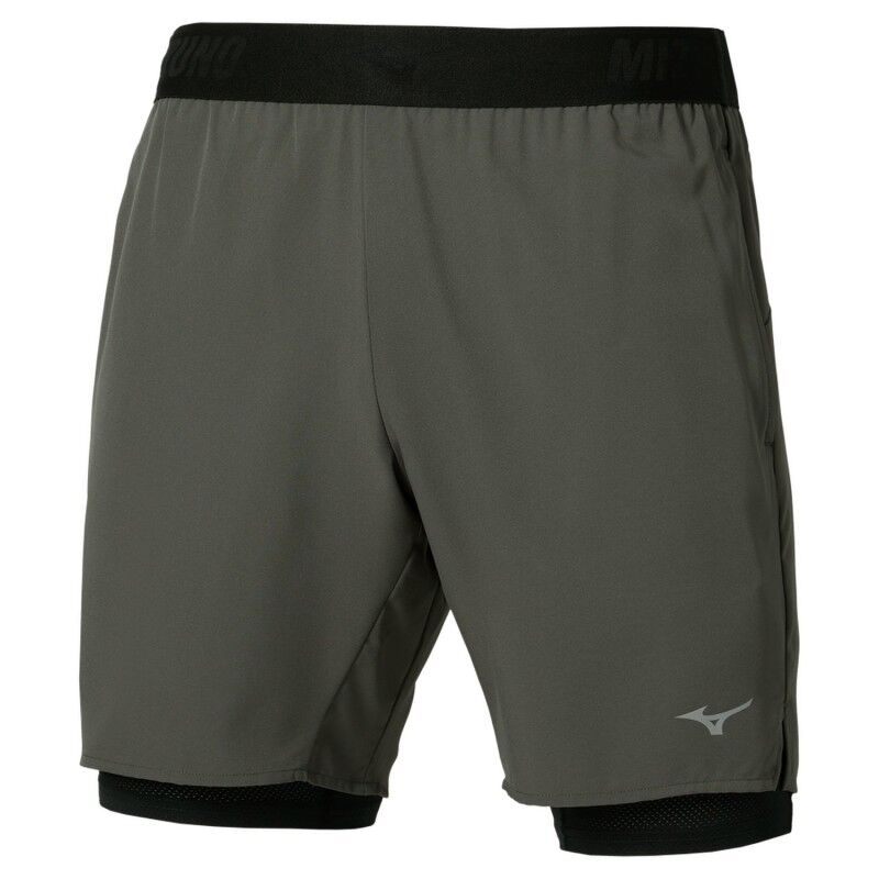 Mizuno Core 7.5 Inches 2in1 Short - Short running homme | Hardloop