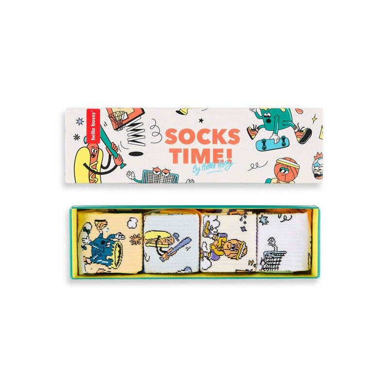 Hello Hossy Pack (4 sets) - Game On - Sokken - Kinderen | Hardloop