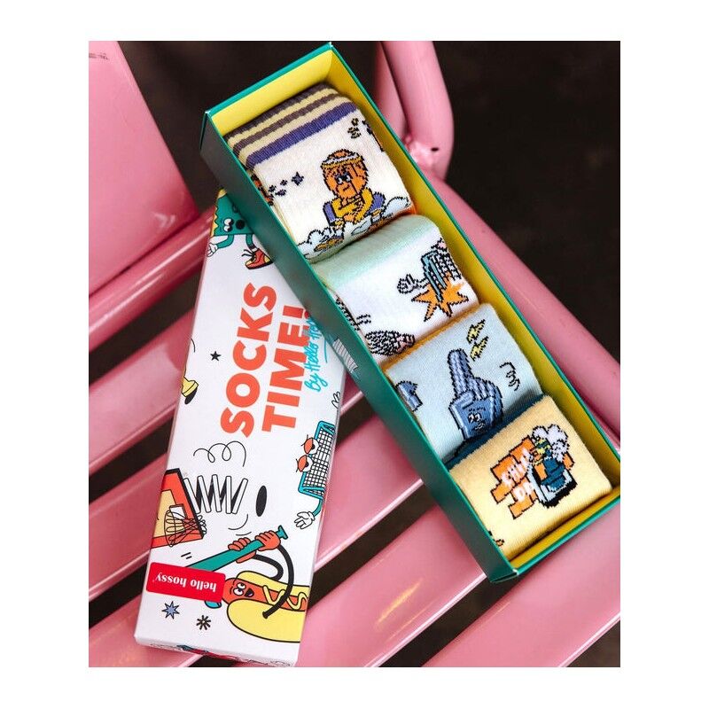 Hello Hossy Pack (4 sets) - Game On - Calze - Bambino | Hardloop