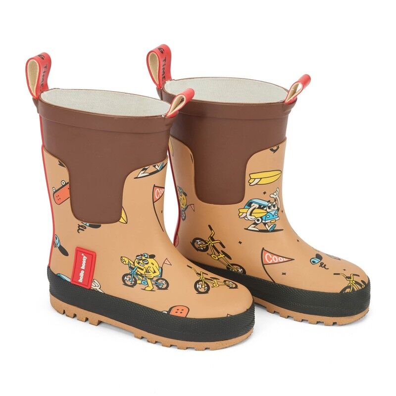 Hello Hossy Mascots Ride - Regenlaarzen - Kinderen | Hardloop
