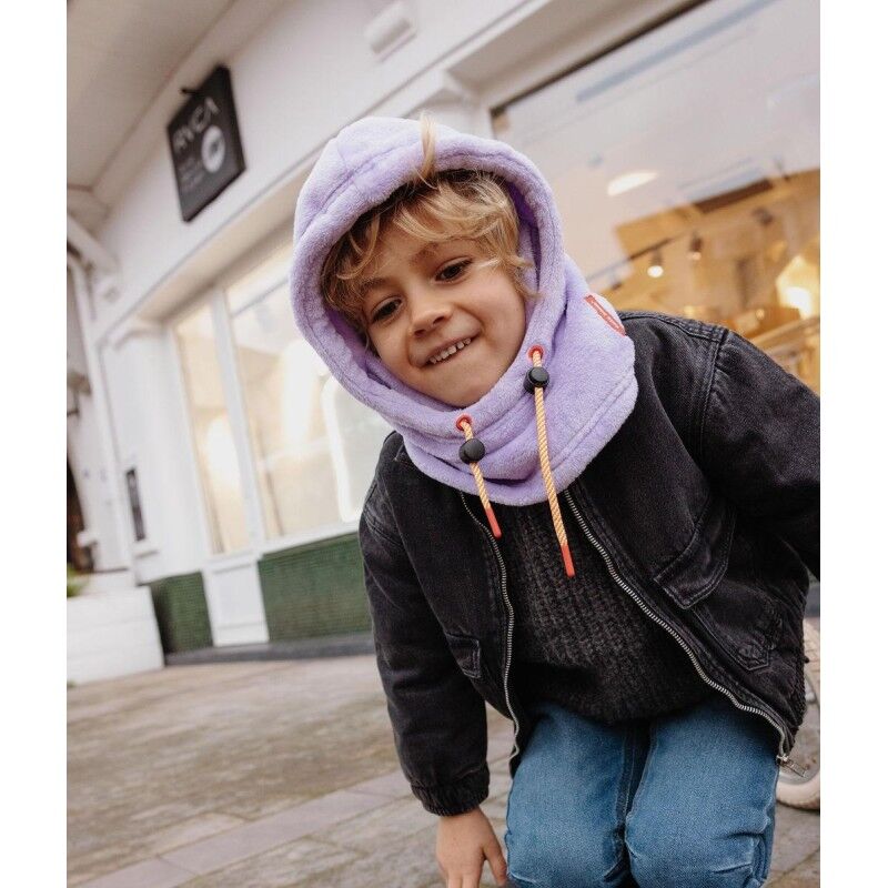 Hello Hossy Warmy Mauve - Cagoule enfant | Hardloop