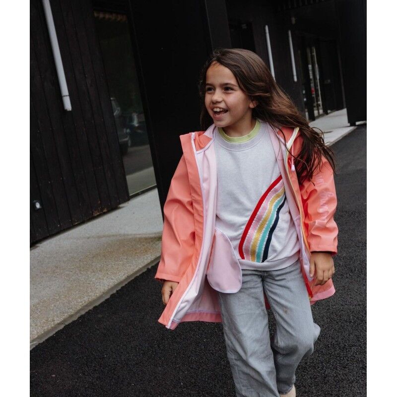 Hello Hossy Pink - Waterproof jacket - Kid's | Hardloop